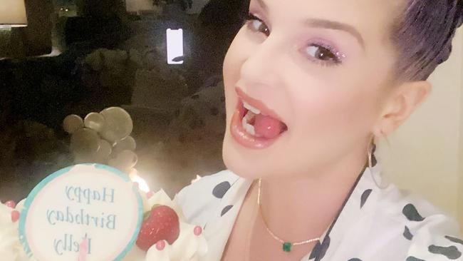 Kelly Osbourne, who recently celebrated her 37th birthday, says 2021 has been ‘the hardest year of her life’. Picture: Instagram