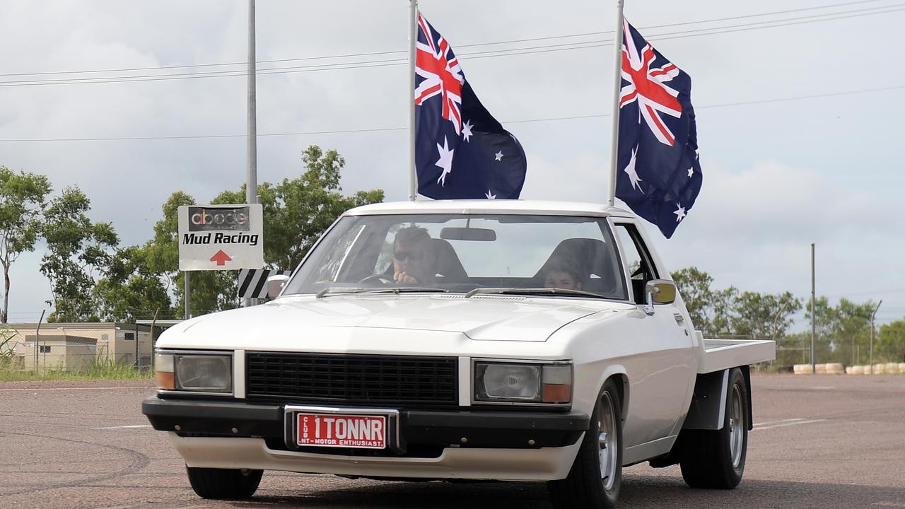 The Variety NT Ute Run in Hidden Valley. Picture: (A)manda Parkinson