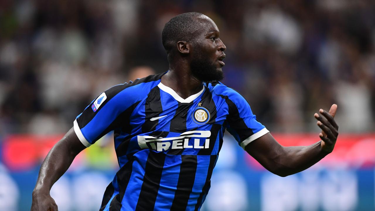 Inter Milan's Belgian forward Romelu Lukaku.