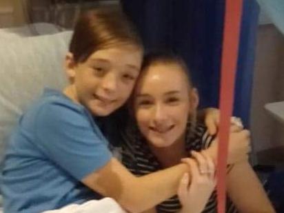 Will Niven, 17, who was born with McCune-Albright syndrome, spent his eighth birthday in hospital after breaking another bone. Picture: Supplied by family