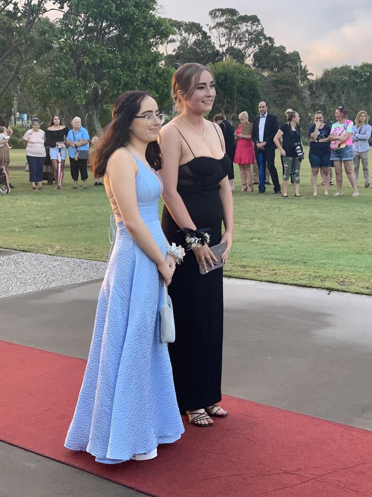 The students arrive at the St James Lutheran College formal.