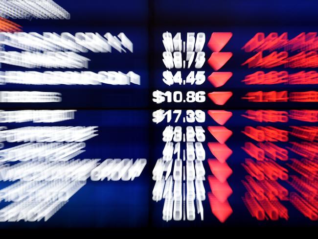 Losses are seen on the ASX 200 at the Australian Securities Exchange in Sydney, Friday, June 24, 2016. The Australian dollar has crashed and the local market has lost around $50 billion in shares as a result of Britain voting to leave the European Union. (AAP Image/Dan Himbrechts) NO ARCHIVING