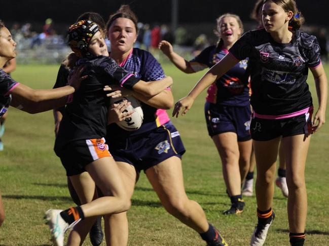 The Rockhampton Tigers will battle Emu Park for the under-14 girls premiership. Photo: Leeann Booth