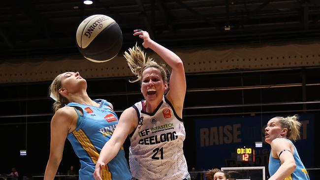 Geelong United’s Keely Froling had another game for the new franchise. Picture: Graham Denholm/Getty Images.