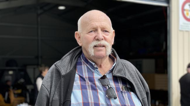 Bill Dobell, pictured at the Ballarat East Community Men's Shed, was a forward scout in Vietnam.