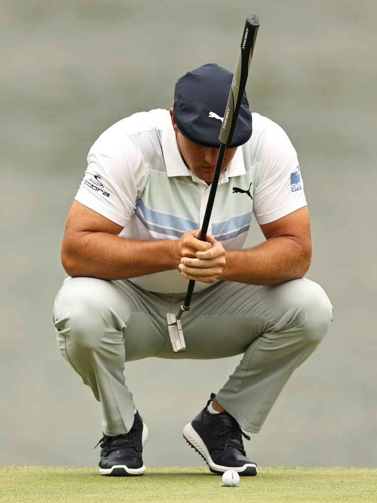 DeChambeau finished in a tie for sixth at the Travellers Championship. (Photo by Elsa/Getty Images)