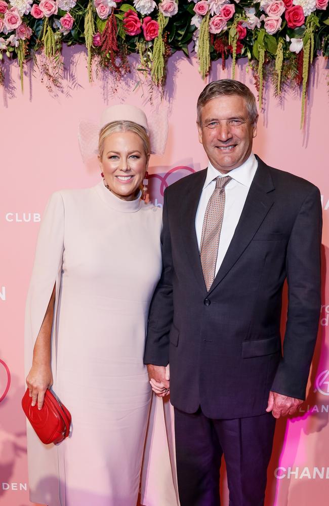 Samantha Armytage and Richard Lavender. Picture: Hanna Lassen/Getty Images for Australian Turf Club)