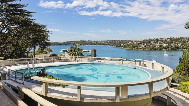 The pool at the Clontarf property is not your everyday get-fresh spot.