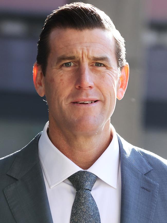 Mr Roberts-Smith at his trial last month. Picture: NCA NewsWire/ David Swift