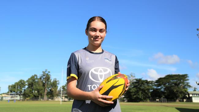 Innisfail’s Angela Barley. Picture: Joshua Davies