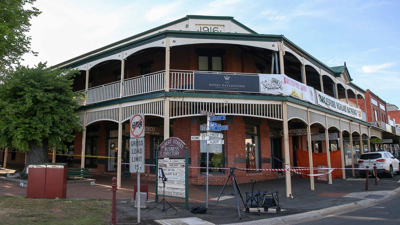 The Royal Daylesford Hotel building has sat in the middle of town for almost 170 years. Picture: Brendan Beckett