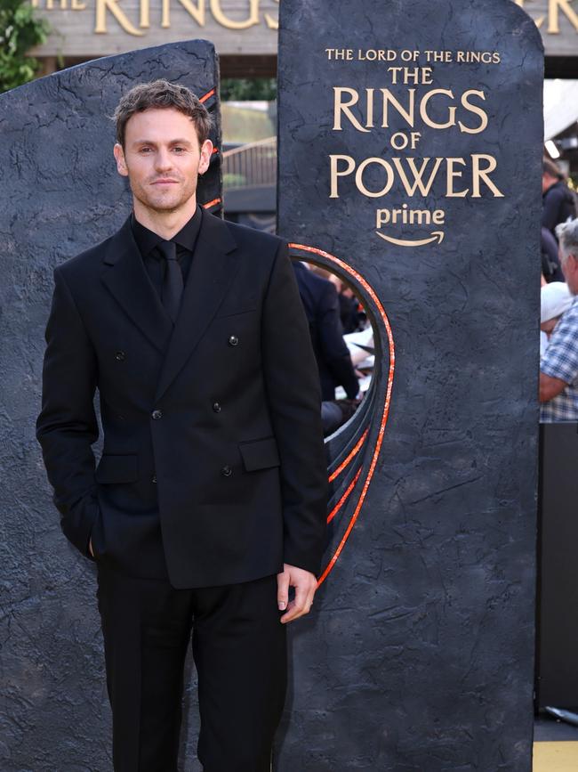 Charlie Vickers at the world premiere for season two of The Lord of the Rings: The Rings of Power. Picture: Getty Images for Prime Video