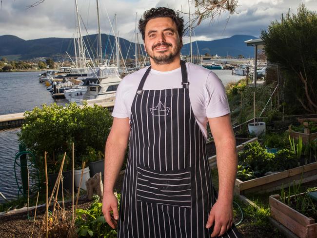 Dom Fowler is a passionate foodie and the new owner of the Marina Cafe in Derwent Park. Picture: Linda Higginson