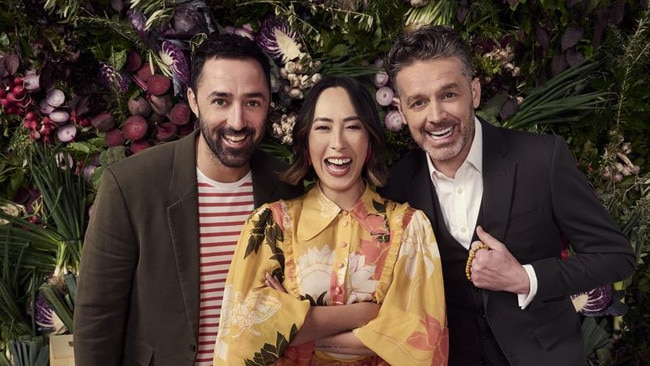 MasterChef Judges Melissa Leong, Jock Zonfrillo, Andy Allen rate the final four. Picture: Ten