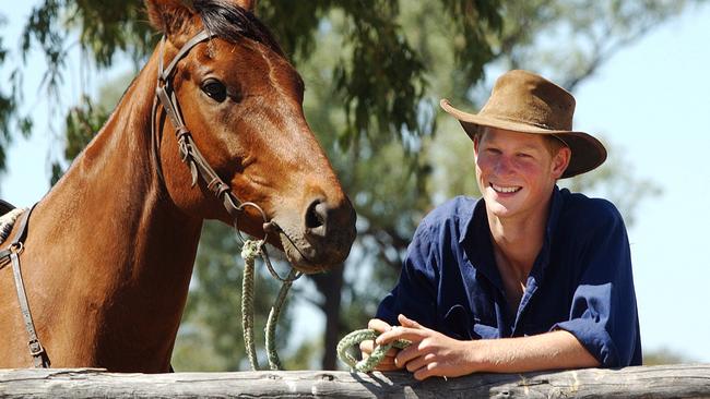 Prince Harry has reflected on his time as a jackaroo at Tooloombilla, in outback Queensland in his memoir Spare. Picture: AAP Image