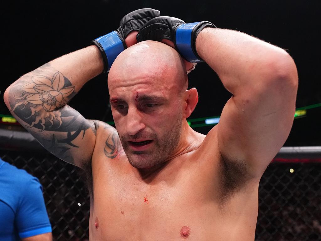 Volkanovski admitted to dealing with mental health issues following his loss to Islam Makhachev. Picture: Getty Images