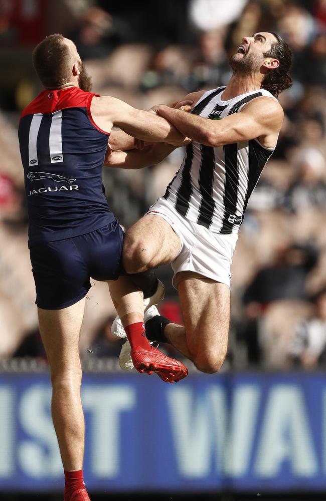 Max Gawn and Brodie Grundy could be teammates next year.