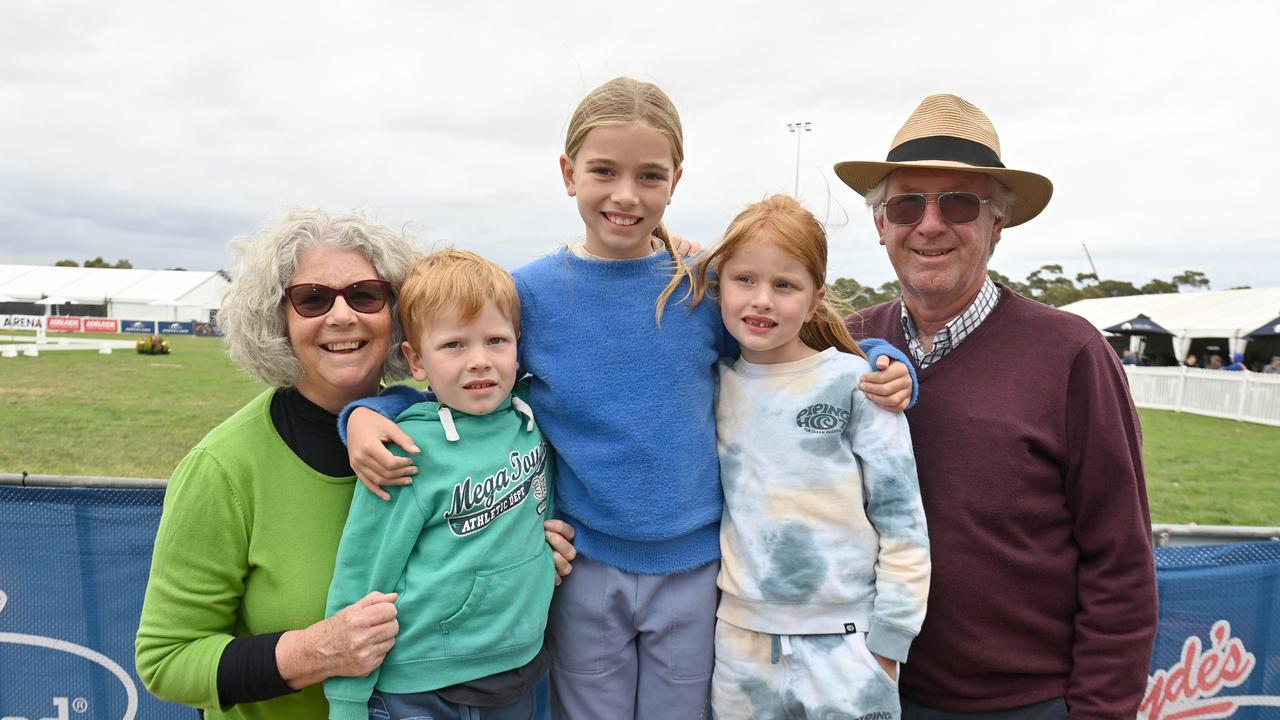 Spectators enjoying the Community Day at the Adelaide Equestrian Festival. Picture: Keryn Stevens