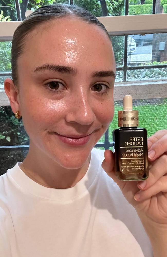 My honest thoughts on the cult serum. Picture: news.com.au/Philippa Tonkin.