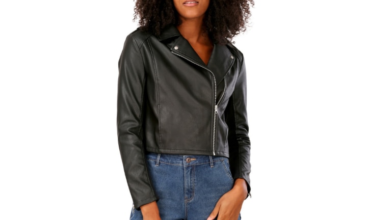 Big w leather jacket best sale