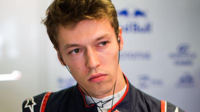 Daniil Kvyat is not a happy chappy.