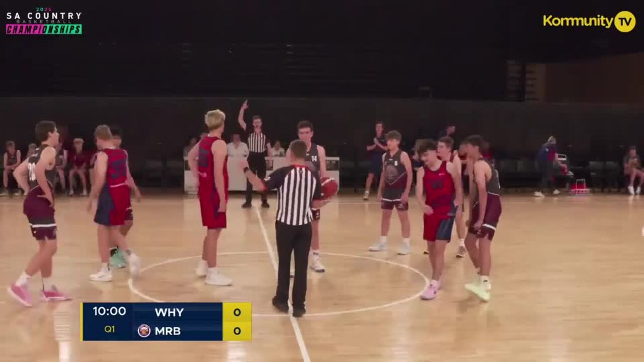 Replay: Whyalla v Murray Bridge (U18 Boys Div 2)  - SA Junior Country Basketball Championships Day 1