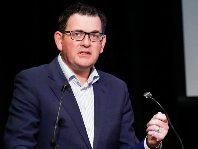 No doubt Daniel Andrews will emerge some time soon to put on a brave face and say it’s business as usual. Picture: Chloe Smith