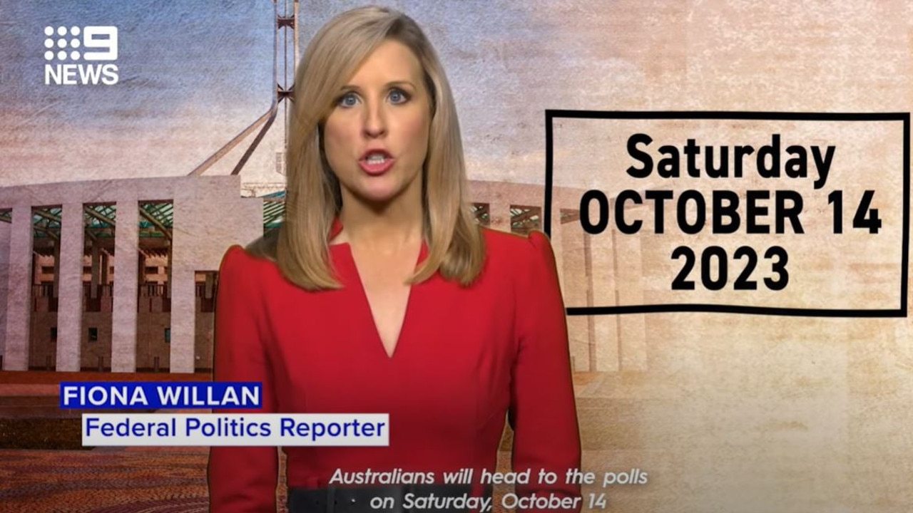 Channel 9 political correspondent Fiona Willan fronted an explainer about the Voice.