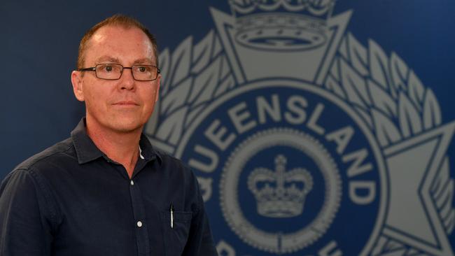 Townsville Detective Inspector Jason Shepherd, the officer in charge of Queensland Police Service operation Whiskey Koba, which is investigating the alleged homicide of Jordan Hay. Picture: Evan Morgan