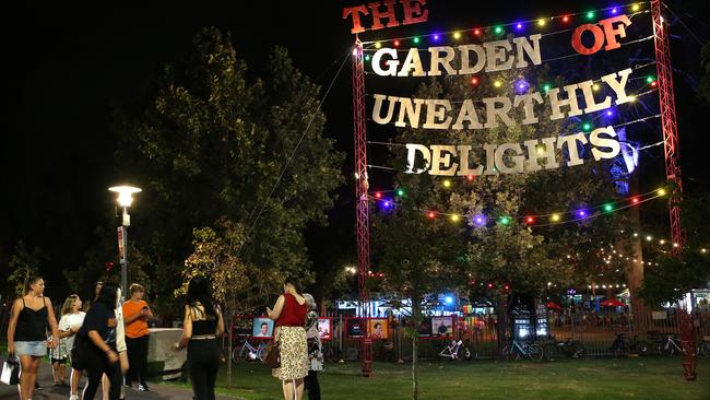 The Garden of Unearthly Delights on opening night of this year’s Fringe. Picture: Dean Martin