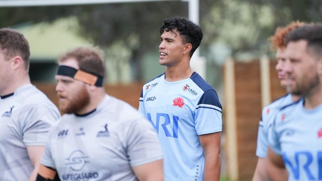 NRL convert Joseph-Aukuso Suaalii joined his new NSW Waratahs teammates in Canberra after his multi-million dollar code switch ahead of the Wallabies tour of Great Britain and Ireland.