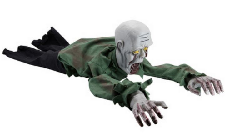 Kmart crawling zombie is the best decoration to scare kids this ...