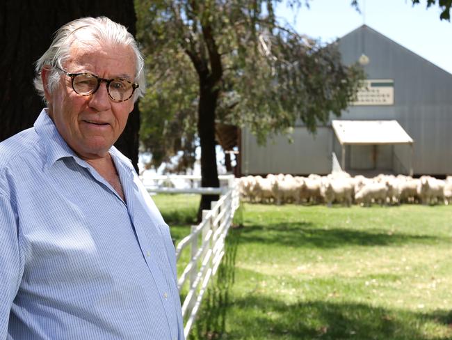 Stockbroker Colin Bell on his Boonoke Station near Deniliquin in the Southern NSW Riverina.