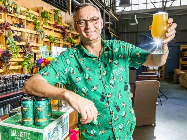 Ballistic Brewing owner David Kitchen at the Salisbury brewhouse. Picture: Richard Walker