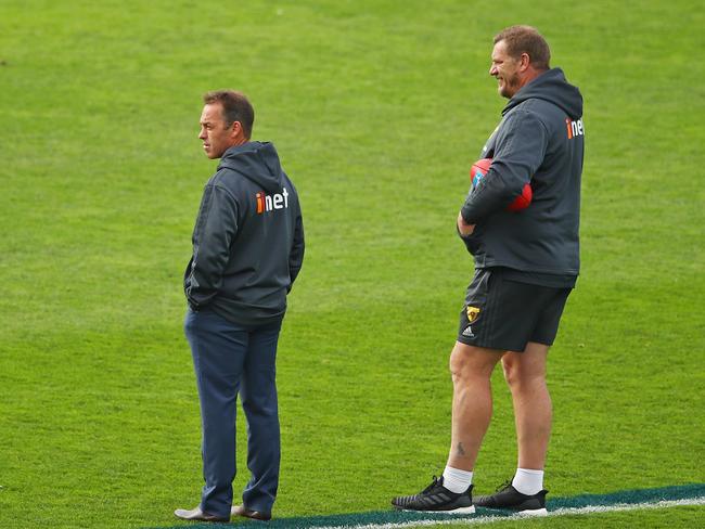 Clarkson with Monkhorst in 2019. Picture: Getty Images