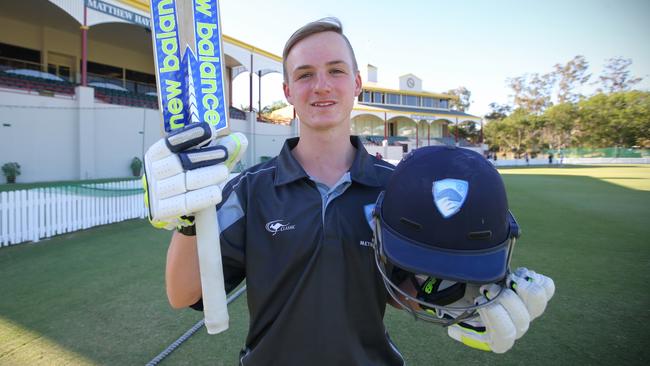 Steve Waugh's son Austin Waugh will play in the BBL curtain-raiser. Picture: Jamie Hanson