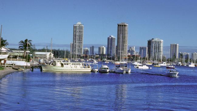 A boat at Fisherman's Wharf in the late 1980s