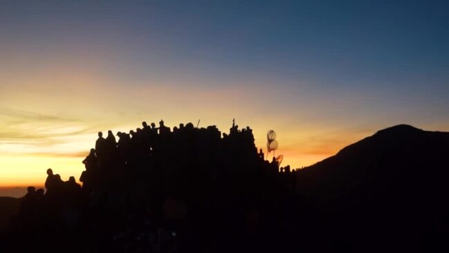 Scaling an Indonesian volcano to pray for rain