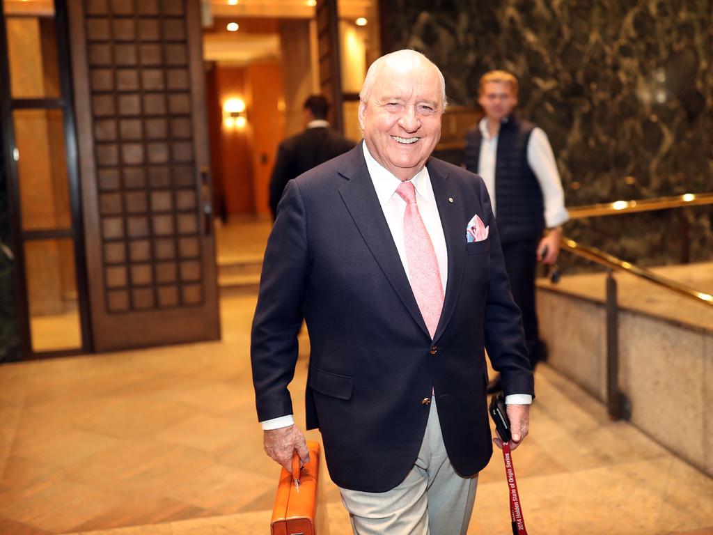 Alan Jones abruptly departed Sky News Australia last month. Picture: Christian Gilles