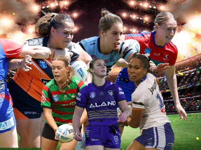 The rising stars of the Harvey Norman Women's Premiership in 2024.