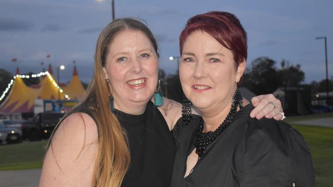 Bundamba State Secondary College teachers Mel Worstencroft and Penny Worthington at the 2021 Bundamba State Secondary College year 12 formal, Ipswich Turf Club 17th of November 2021. Picture: Jessica Baker