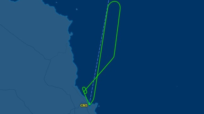 The route of the Jetstar flight JQ15.