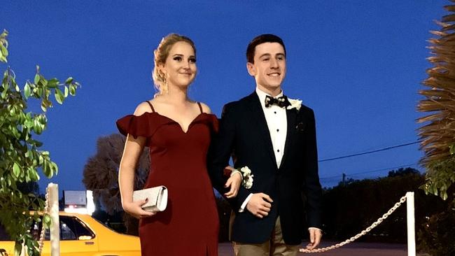 Roma State College formal. Pic: Lachlan Berlin