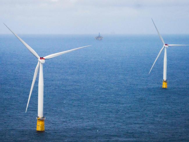 There has been fierce pushback on the government’s offshore wind farms project. Picture: Ole Berg-Rusten / NTB / AFP) /