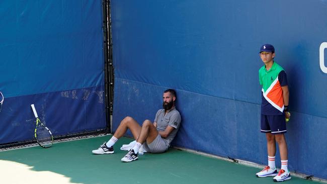 Benoit Paire has been panned for a lacklustre effort in the US Open. Picture: Timothy A. Clary/AFP