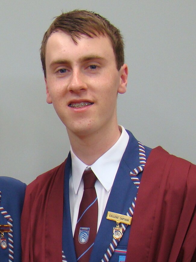 Kardinia International College alumni Will Birkett in his school days