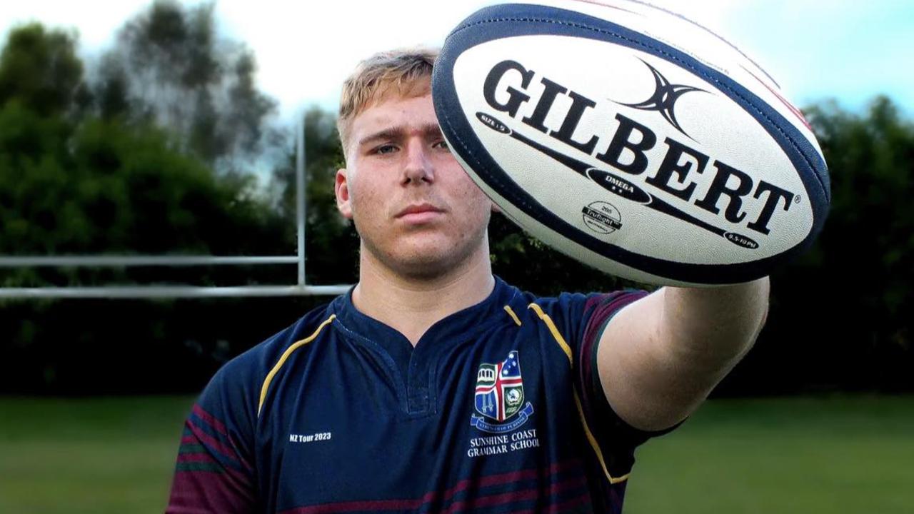 Sunshine Coast rugby union talent Joshua Barlow.