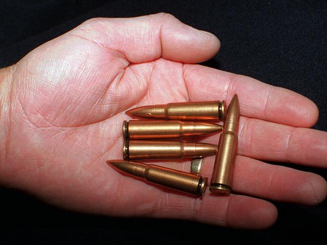 Ammunition used in the Port Arthur massacre.