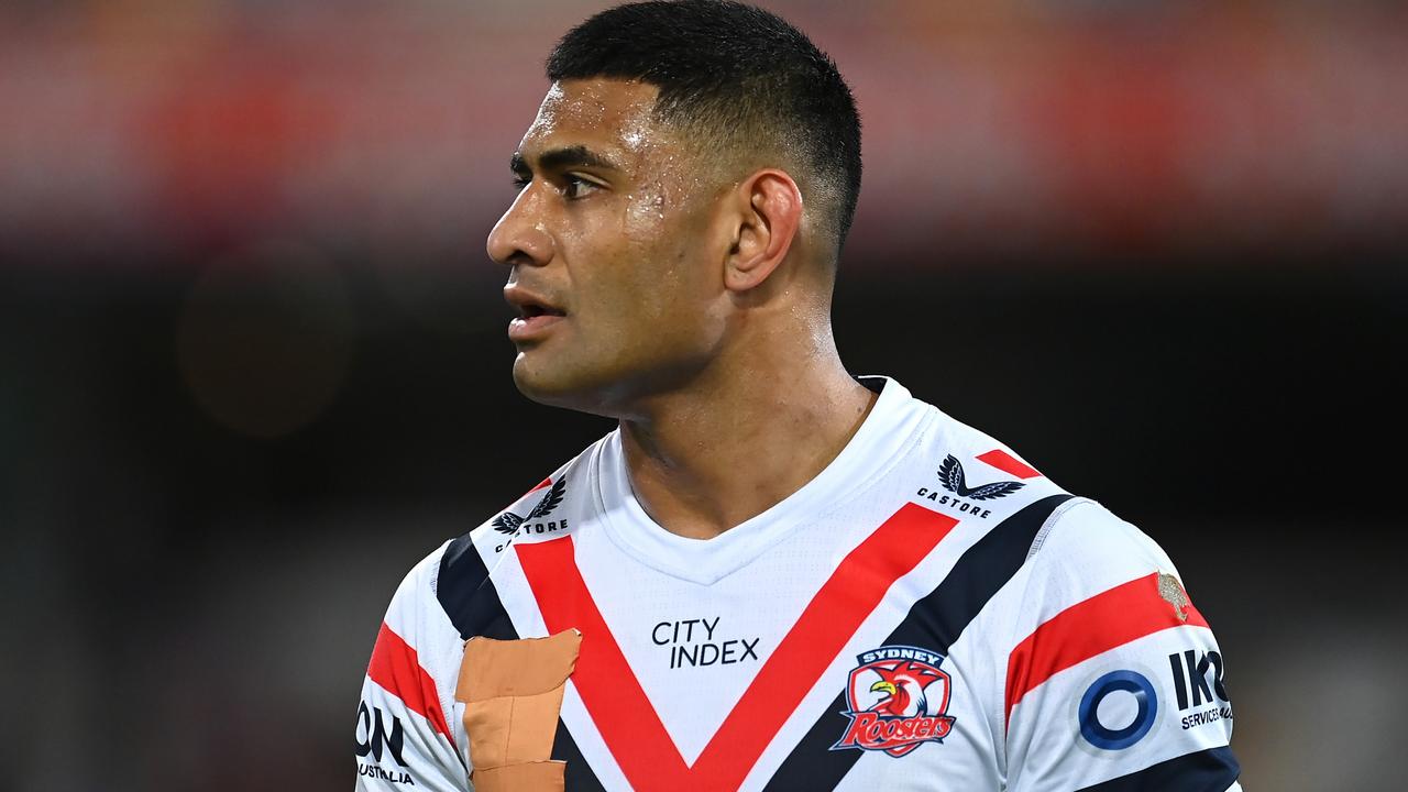 Daniel Tupou of the Roosters. Photo by Albert Perez/Getty Images.