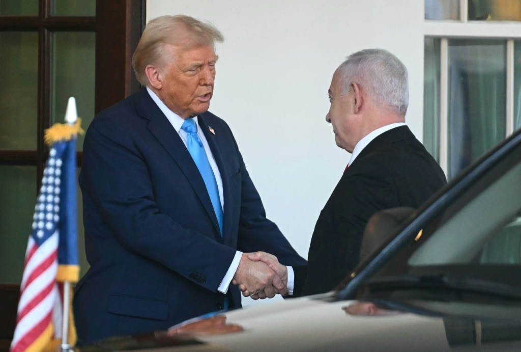 Trump says US will ‘take over’ Gaza as he welcomes Netanyahu